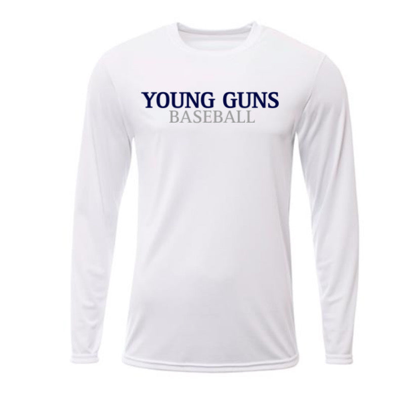 Long Sleeve Dri-Fit (YGB)(navy & white opt.)