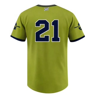 YG, Army Green Button-Up Jersey