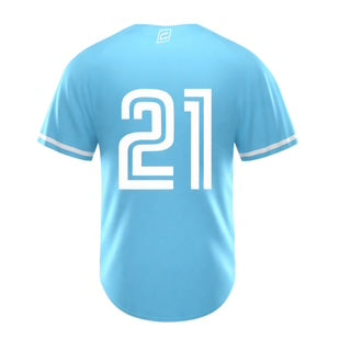 YG, Powder Blue Button-Up Jersey