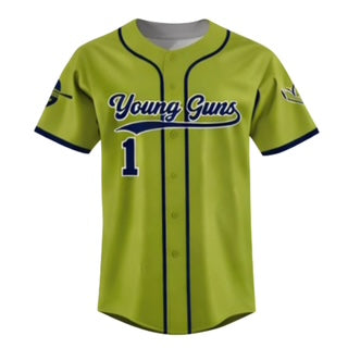 YG, Army Green Button-Up Jersey