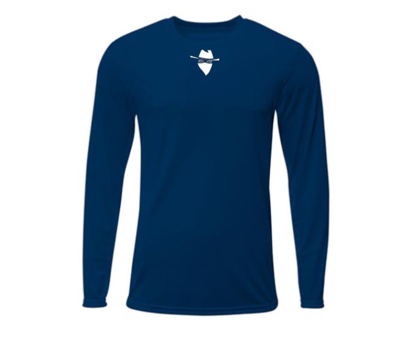 Long Sleeve Dri-Fit (sBandit)(navy & white opt.)