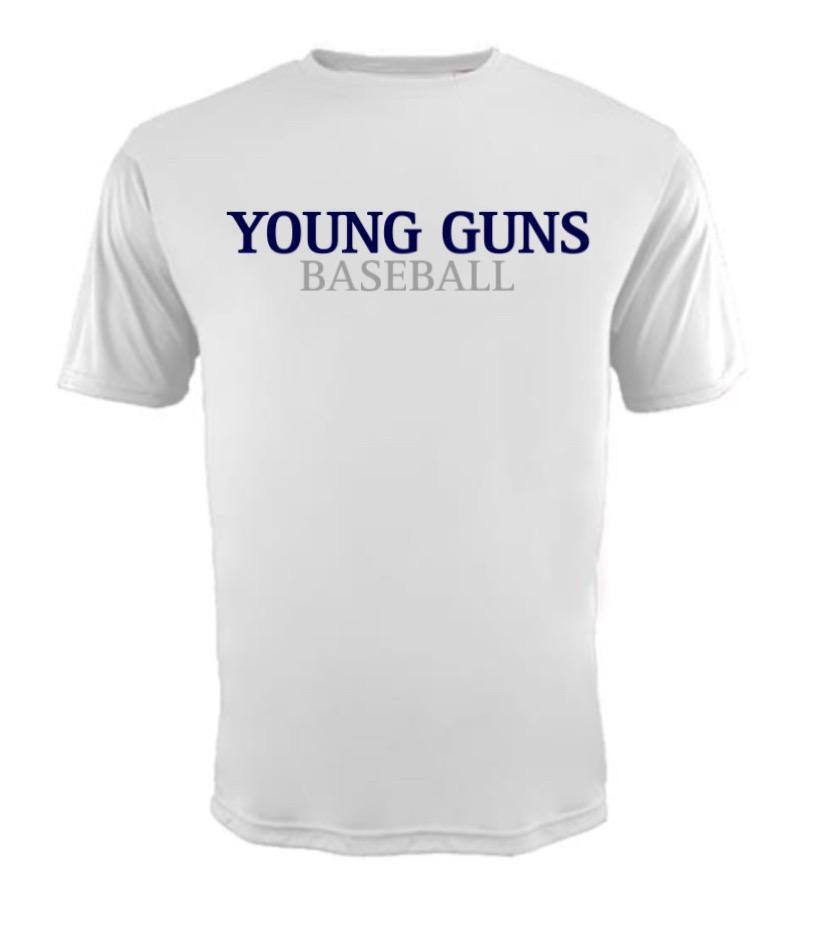 Short Sleeve Dri-fit (YGB)(white & navy)